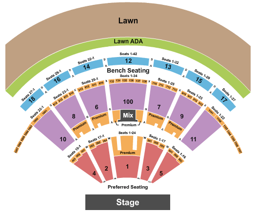 Bethel Woods Center For The Arts James Taylor Seating Chart